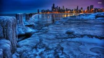 Chicago Wint HD Wallpaper Background Image