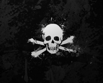 Black Skeleton Wallpaper