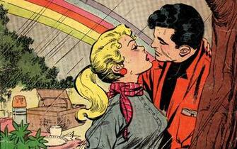 Comic Wallpaper Vintage I Love You