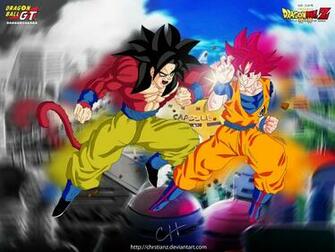 Goku Ssj4 V S Ssj Dios By Chrstianz