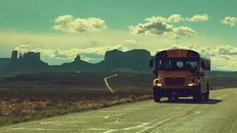 Vehicles School Bus Wallpaper