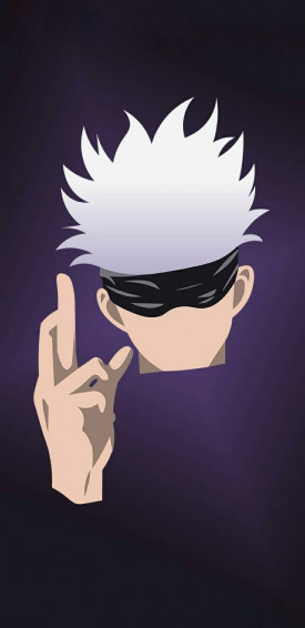 Satoru Gojo Minimalist Wallpaper Anime Artwork S