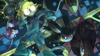 Heliolisk Pokemon Desktop Wallpaper
