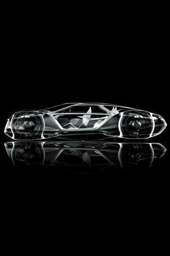 Black Cadillac Aera Concept iPhone Wallpaper