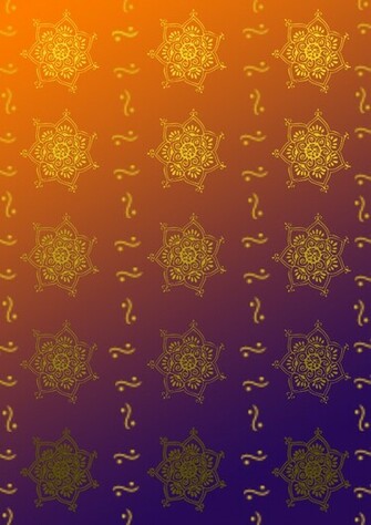 Indian Purple And Orange Background Paper