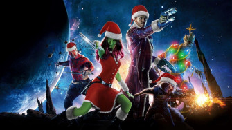 Marvel Christmas Guardians Of The Galaxy Santa Poster