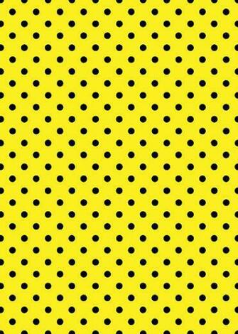 Polkadots Yellow And Black By Medusa81