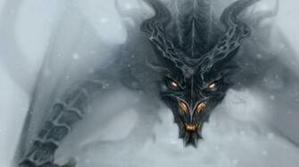 Fantasy Art Dragon Face Wings Mist Wallpaper HD
