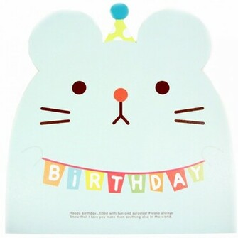 Happy BirtHDay Cute Mouse Card Wallpaper Computer