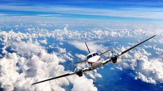 Leer Jet Blue Sky Desktop High Quality Wallpaper