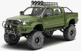 Wallpaper Green Special Edition Pickup Toyota Tacoma