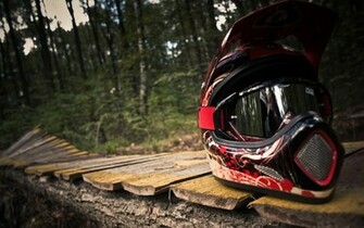 Wallpaper Casco Motocross