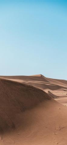Brown Sand Under White Cloudy Sky iPhone X Wallpaper