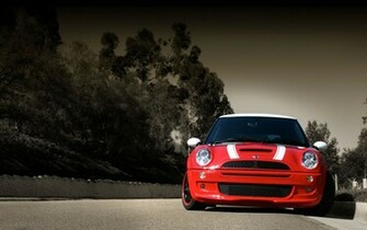 Race Red Mini Cooper Wallpaper Re