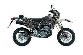 Suzuki Drz S Metal Tank Dirt Bike Graphics Digicamo Black