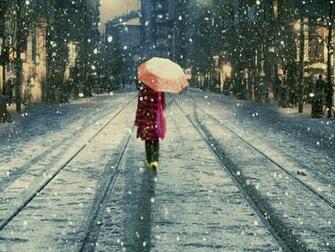 Wallpaper Snow In The City Photos And Walls