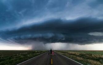 Wallpaper Road The Sky Storm Children People Cyclone Male