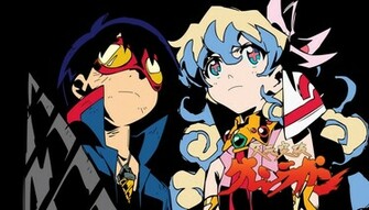 Wallpaper Kamina Nia Teppelin And