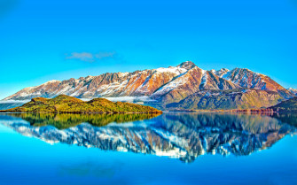 Lake Wanaka South Island Mountains Morning New Zealand