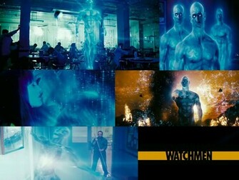 Dr Manhattan Background Wallpaper
