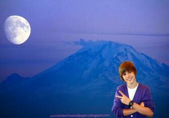 Bieber Salutes The Fans At Ascent Moon Blue Mountain Desktop Wallpaper
