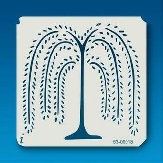 Primitive Willow Tree Stencil