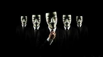 Cool Desktop Wallpaper With Anonymous Mask HD For