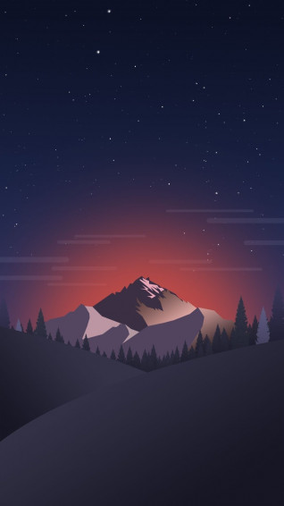 Nature Minimalist Style Wallpaper iPhone Linux Apps