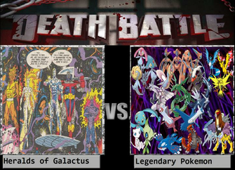 Heralds Of Galactus Vs Legendary Pokemon By Keyblademagicdan On