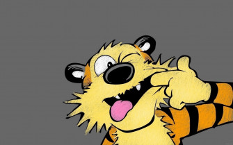 Calvin And Hobbes Comic Animals Tiger Humor Funny Wallpaper
