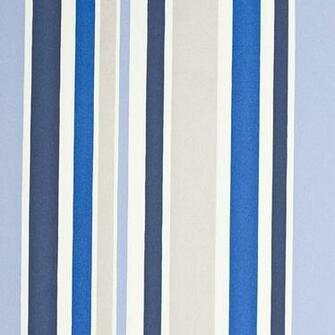 Stripe Wallpaper In White With Dark Blue Light And Metallic