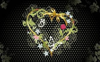 Emo Heart Background Wallpaper HD Background Desktop