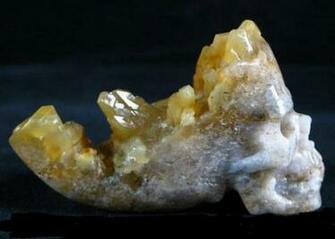 Druse Quartz Crystal Skull Wallpaper