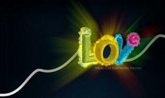 Love 3d Wallpaper Vector Image Beautiful