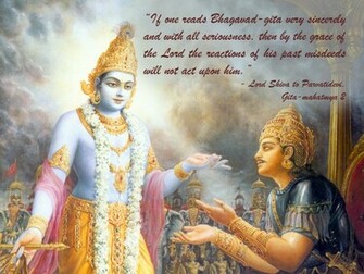 Bhagavad Gita Hindu Wallpaper
