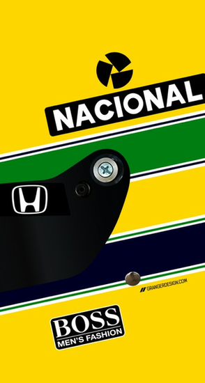 Ayrton Senna Helmet Wallpaper