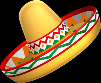 Png Mexican Sombrero Hat Image Transparent