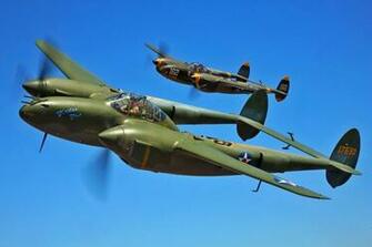 P38 Lightnings Glacier Girl S Wallpaper