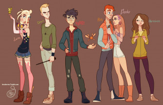 Harry Potter Crew Fan Art By Meomai Dafnrwu Full Wallpaper