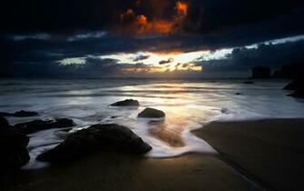 Fighting Darwin Wallpaper Ocean Sunset