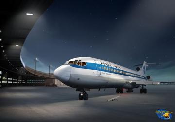 Image Aviation Airplane Passenger Airplanes Pan Am Boeing At