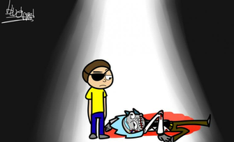 Dead Rick And Evil Morty By Blueh3ed