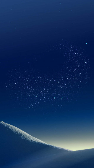 Blue Galaxy iPhone Wallpaper