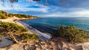 Desktop Wallpaper France Corsica Nature Waves Coast