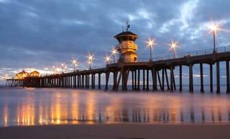 Muelle De Huntington Beach California Wallpaper