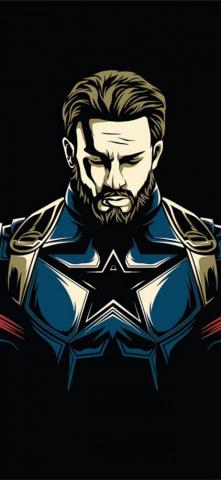 Captain America Beard Top Bea iPhone