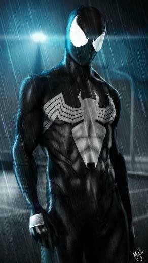 Black Spider Man By Mistergoodcat