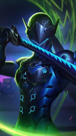 Genji Overwatch Mobile Wallpaper High