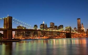Wallpaper Brooklyn Bridge Usa New York