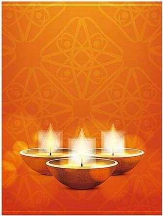 Diwali Poster Background Material Happy